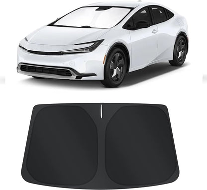 TINGLU Sun Shade for Toyota Prius Hatchback 2010-2015(Not for Prius C or Prius V) Accessories Windshield Sun Shade Window Shade UV Rays Protection Sun Visor Cover