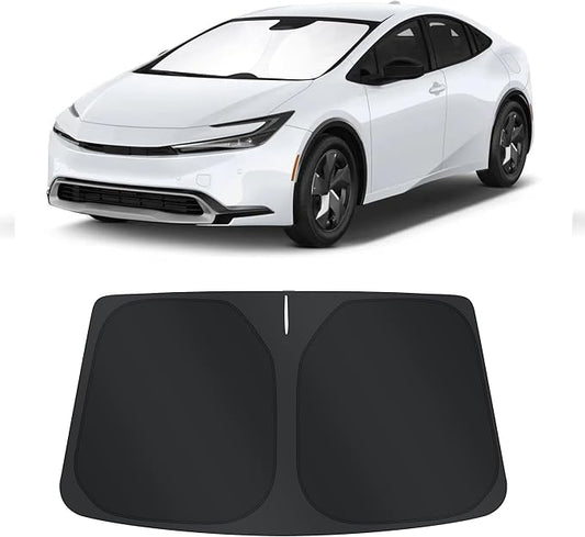 TINGLU Sun Shade for Toyota Prius Hatchback 2010-2015(Not for Prius C or Prius V) Accessories Windshield Sun Shade Window Shade UV Rays Protection Sun Visor Cover