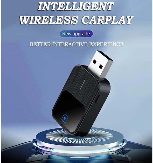 Wireless CarPlay Adapter 2-in-1 for Mercedes Benz Metris Cargo Van Metris Passenger Van, USB Design Plug and Play Bluetooth Fast Connection Car Accessories