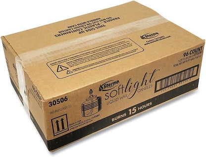 Sterno Products 30506 15-Hour 2-1/8" H Liquid Wax - 96 / CS