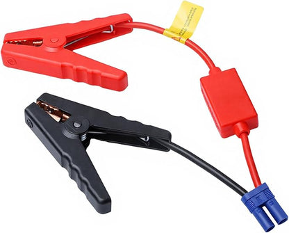 Mayspare 10AWG EC5 Smart Jump Starter Clamps, Heavy Duty Replacement Alligator Clips for 12V Portable Car Battery Booster, Universal for SUV/Truck/RV (Basic Protection)