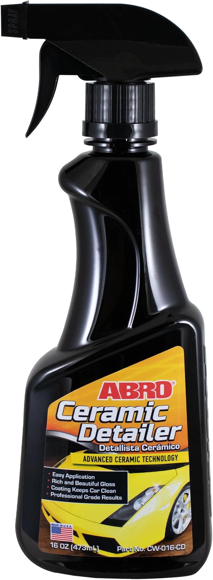 ABRO Professional Grade Car Detailing Kit, Includes Streak Free Glass Cleaner, Wheel Cleaner, 2 Mircofiber Cleaning Towels, Interior & Exterior Wash