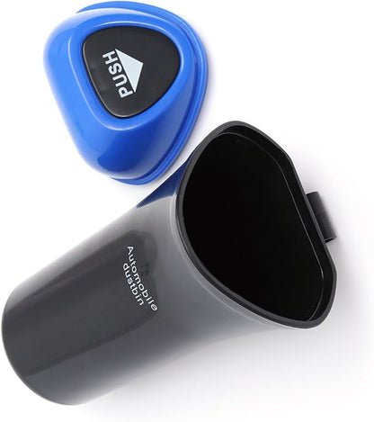 Automobile Dustbin Car Trash Can Garbage Can Leakproof Vehicle Trash Bin(Blue)