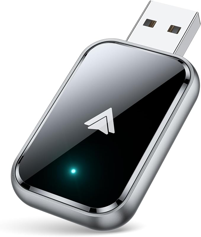 Wireless Android Auto Adapter, Convert Wired to Wireless Android Auto Adapter, Mini Size with Extension Cable USB & USB-C/Type-C, Stable Control & No Delay, No for iPhone