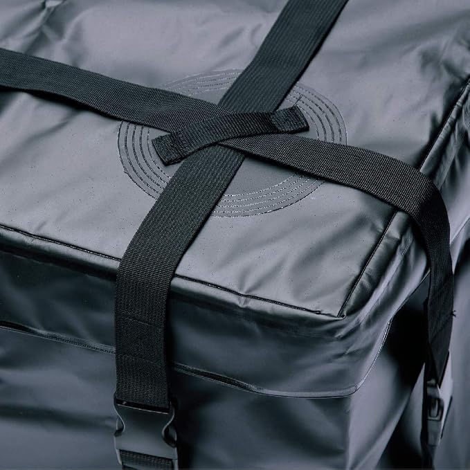 3D MAXpider Rooftop Soft Shell Cargo Carrier - 13 Cubic Feet, 45” x 35” x 14” - Waterproof Heavy Duty Car Roof Top Bag - Assembled with Secure Tie-Down Buckle Straps System - (Large Size Capacity)