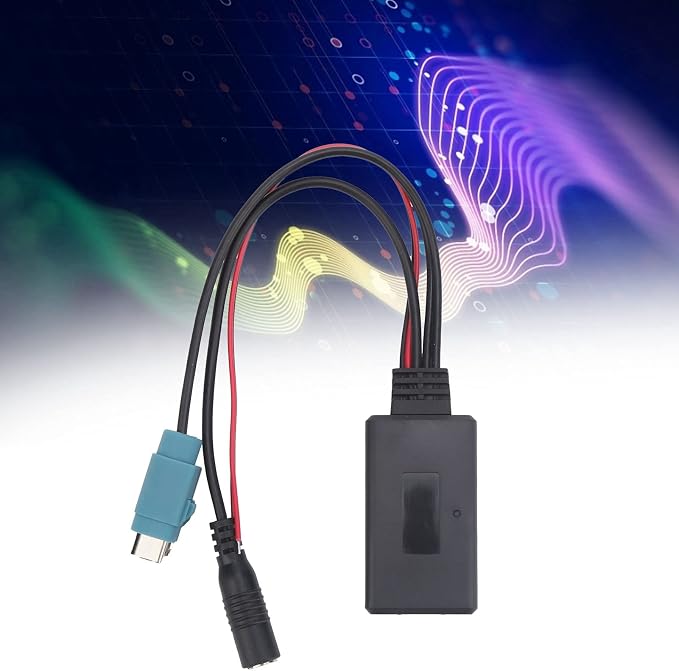 Car Stereo Adapter, Car Radio Cable Microphone Handsfree Adapter Fit for KCE?236B / CDA?9852 / E