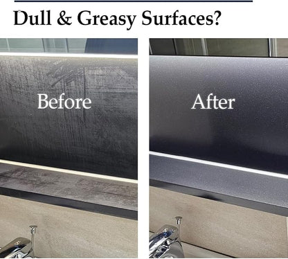 Professional Ceramic Coating Kit for Home - Shine, Seal & Protect Countertops, Kitchen, Bathroom, Glass, Stainless Steel - Repels Water Stains & Grime - Odorless, Nano Technology