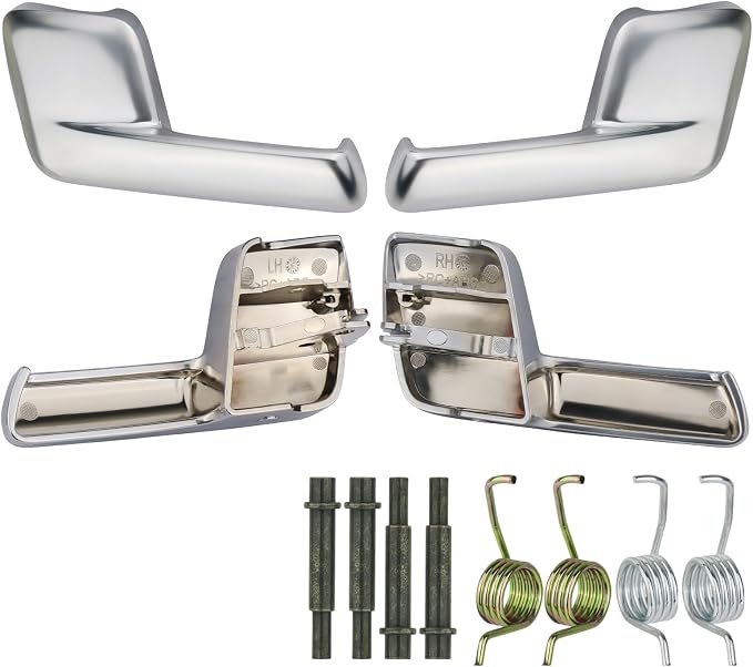 TQPONLY 2 Pair Interior Door Handle Driver and Passenger Side,Compatible with 2003-2006 Ford Expedition Front or Rear,Inner Handle Inside Door Lever