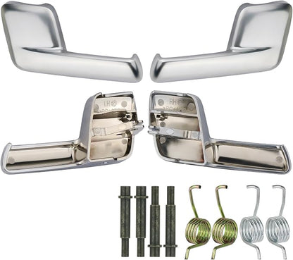 TQPONLY 2 Pair Interior Door Handle Driver and Passenger Side,Compatible with 2003-2006 Ford Expedition Front or Rear,Inner Handle Inside Door Lever