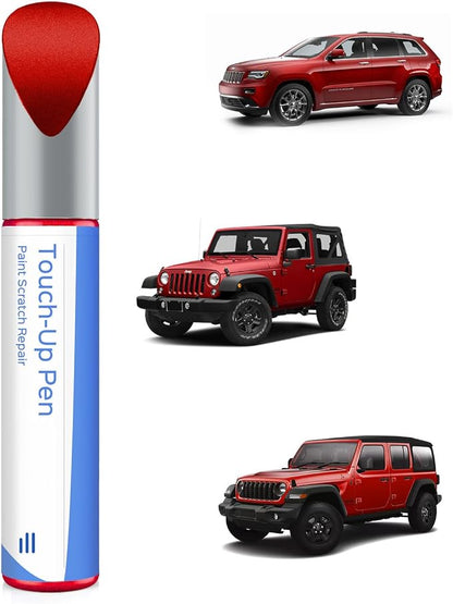 PRC/MRC Firecracker Red Touch Up Paint Compatible with Jeep Exact Match Chips and Nicks Touch Up