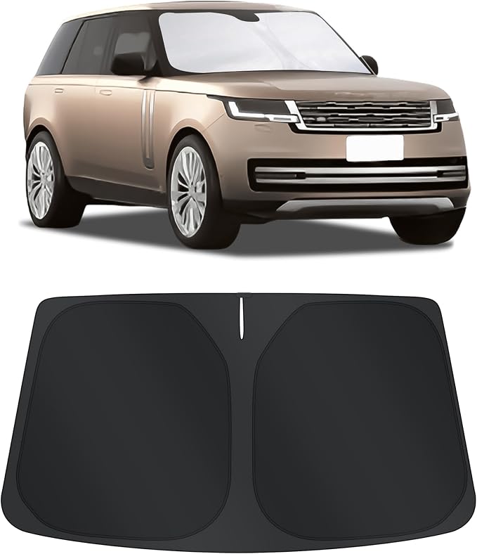 TINGLU Sun Shade for Land Rover Range Rover 2013-2021(Not Fit Range Rover Sport) Accessories Windshield Sun Shade Window Shade UV Rays Protection Sun Visor Cover