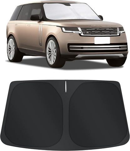 TINGLU Sun Shade for Land Rover Range Rover 2013-2021(Not Fit Range Rover Sport) Accessories Windshield Sun Shade Window Shade UV Rays Protection Sun Visor Cover