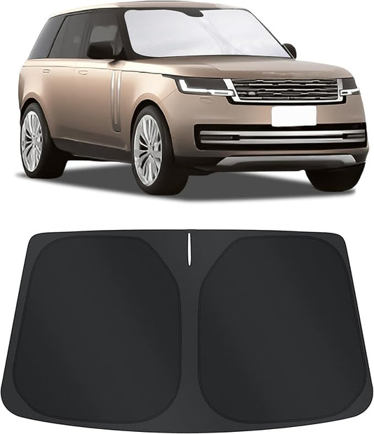 TINGLU Sun Shade for Land Rover Range Rover 2013-2021(Not Fit Range Rover Sport) Accessories Windshield Sun Shade Window Shade UV Rays Protection Sun Visor Cover