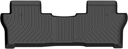 All Weather Rubber Car Floor Mats Compatible with 2016-2022 Honda Pilot 7 Passenger (Not Fit 8 Passenger), Full Set Includes 1st 2nd and 3rd Rows Maximum Coverage, Laser Measured, Non Slip