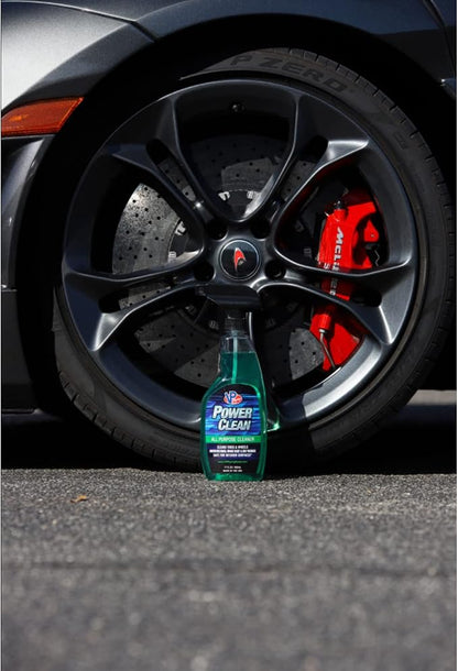 VP Racing Fuels VP Power 4 Pack Car Detailing Cleaning Kit, All-Purpose Cleaner, Spray Wax, Gloss Enhancer, Leather/Interior Spray, & Microfiber Cloth