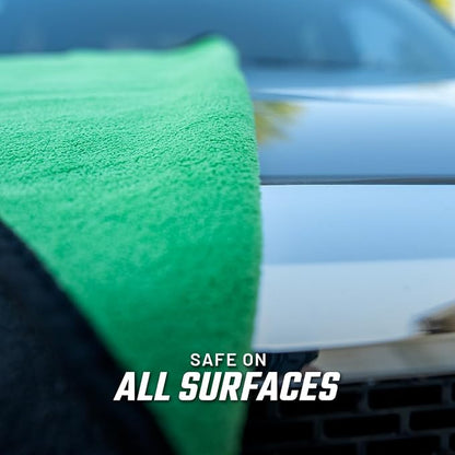Slick Products Microfiber Towel 16 x 16 Inch – Extra Soft, Dual-Sided, Scratch-Free Cleaning & Drying Cloth for Cars, Trucks, Off-Road, and Home Use – Maximum Absorbency & Dust Pickup