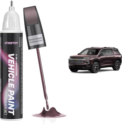 GXK/WA133H Stardust Metallic Touch Up Paint for Chevrolet, Car Scratch Repair Paint Kit with 2 in 1 Brush and Pen Nip, Exact-Match & Quick Drying Design for Chips and Nicks