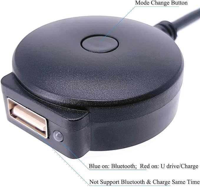 Yoper Bluetooth 5.0 Adapter Compatible with Audi A3 A4 A5 A6 A7 S3 S4 Q3 Q5 Q7 Volkswagen VW Skoda 2G 3G 3G+ AMI MMI Port Cable Music Play Connector Works with Apple iPhone iPod Android Device