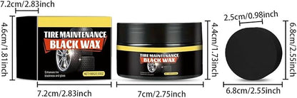 Tire Shine Spray - 100g Black Wax Protectant - Tire Coating For Car, Car Truck SUV Maintenance Detailing Trim Protection Garage