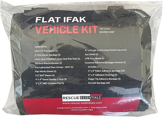 Flat IFAK Vehicle Kit (CAT Tourniquet)