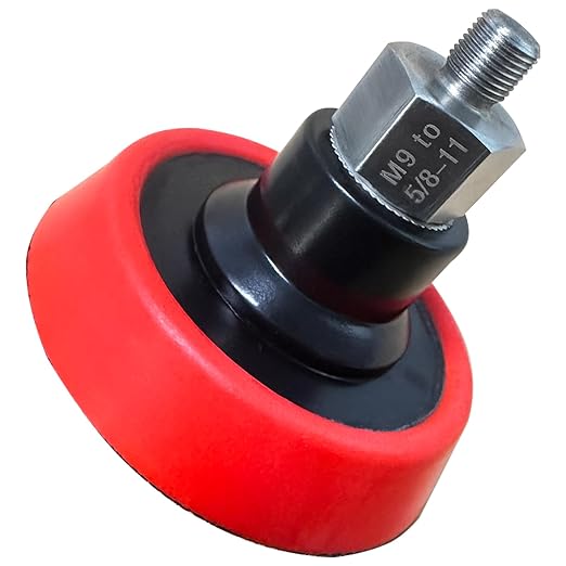 Buffing Polishing Kit for Milwaukee M12 Polisher/Sander,Includes M9 to 5/8-11 Adapter & 3" Backing Pad, Not Including Sponge and Wool Buffing Pads (2pcs)