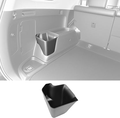 Trunk Organizer for 2010-2024 Toyota 4Runner 5-Seat 2nd Row(NOT Fit 7-Seat 3rd Row), Rear Trunk Storage Box Bin Cargo Tray for 10-24 4 Runner Interior Accessories(Left Side)