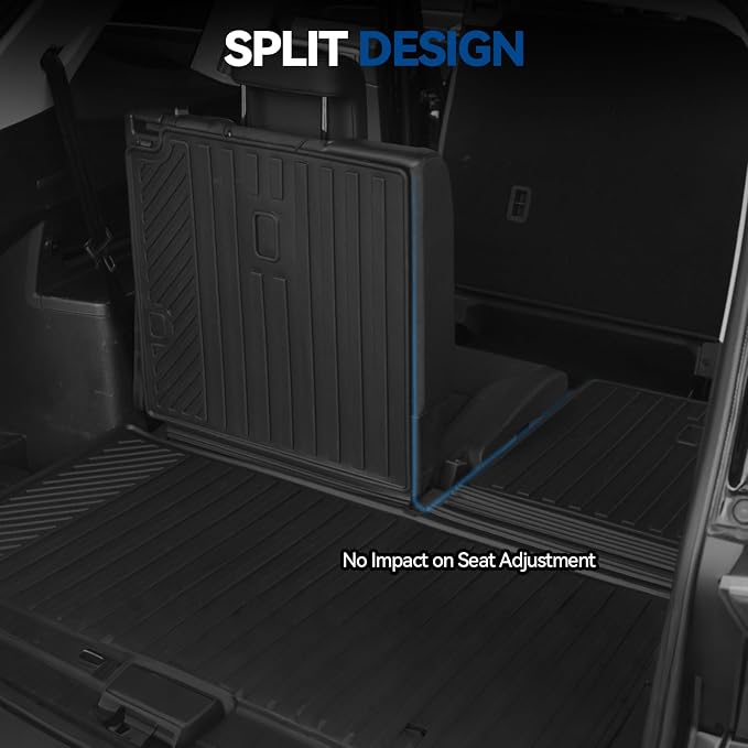 Custom Fit Floor Mats for Toyota RAV4 2013-2018, All Weather TPE Floor Liners with Trunk Mat & Backrest Protectors & Door Sill Guard, Odorless Full Set Interior Accessories