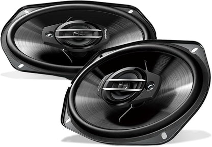 PIONEER G-Series TS-G6930F 6” x 9” 3-Way Speakers (Pair) – 400W Max, Balanced Sound + Smooth Treble, Great Stock Replacement, High-Efficiency Speaker Designed for OEM Power