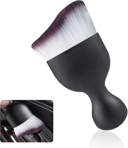 1 PC Car Interior Dust Brush, Auto Scratch Free Detailing Brush, Soft Car Interior Cleaning Brush Auto Accessories for Automotive Dashboard, Air Conditioner Vents, Computer (Purple)