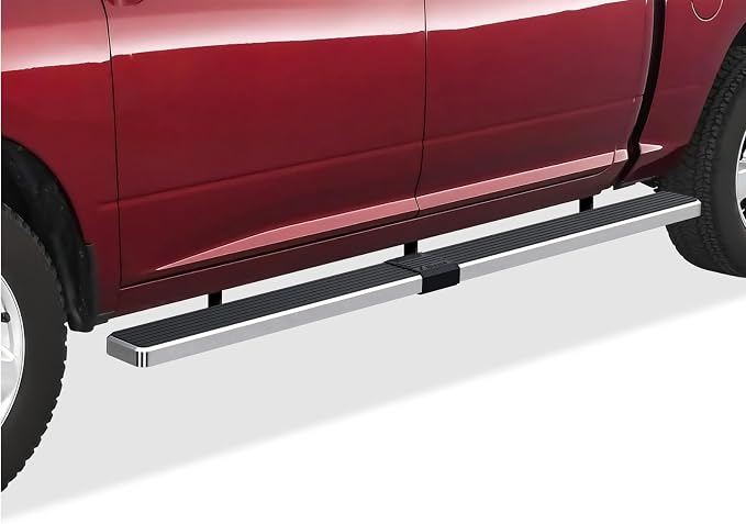 APS Wheel to Wheel Running Boards 6 inches Compatible with Ram 1500 2009-2018 Crew Cab 5.5ft Short Bed & Ram 2500 3500 2010-2026 304 Stainless Steel (Nerf Bars Side Steps Side Bars)