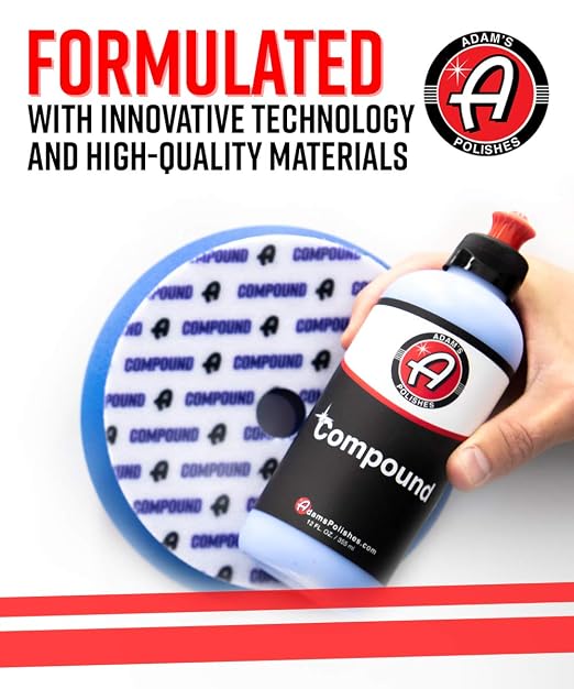 Adam's Polishes 2-Step Polishing System 12oz Combo - Silicone-Free, Body Shop Safe Formula - Quick, Professional Correcting and Polishing Results for Clear Coat, Gel Coat, Single Stage Finishes