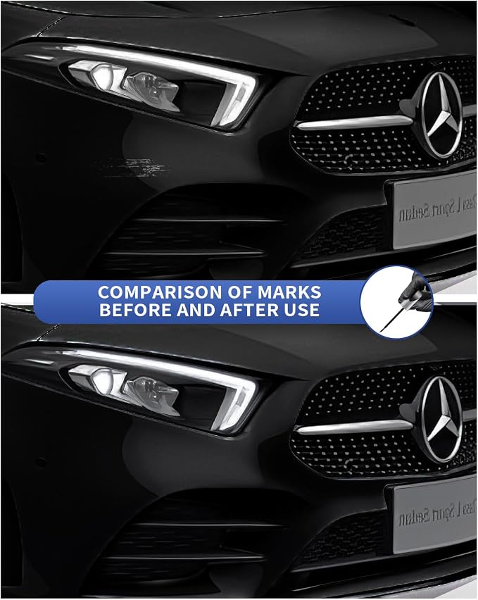 197/9197 Obsidian Black Metallic Touch Up Paint Compatible with Mercedes-Benz Exact Match–Chips and Nicks Touch Up