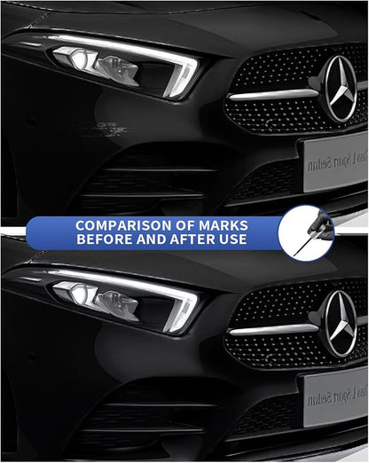 197/9197 Obsidian Black Metallic Touch Up Paint Compatible with Mercedes-Benz Exact Match–Chips and Nicks Touch Up