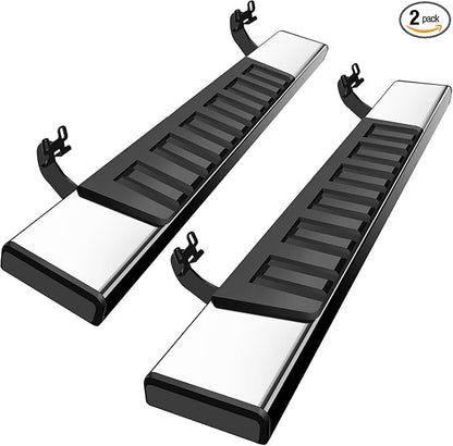 6 Inche Running Boards Compatible with 2004-2014 Ford F150 Regular Cab, Stainless Steel Truck Side Step Nerf Bars for Ford F150 Regular/Standard/Single Cab