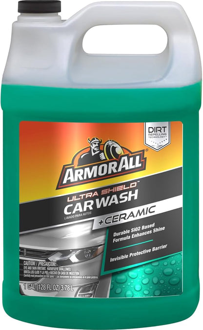 Armor All Ceramic Foaming Car Wash Soap with Extreme Shield, 1 Gallon, 128 Fl Oz (Pack of 1)