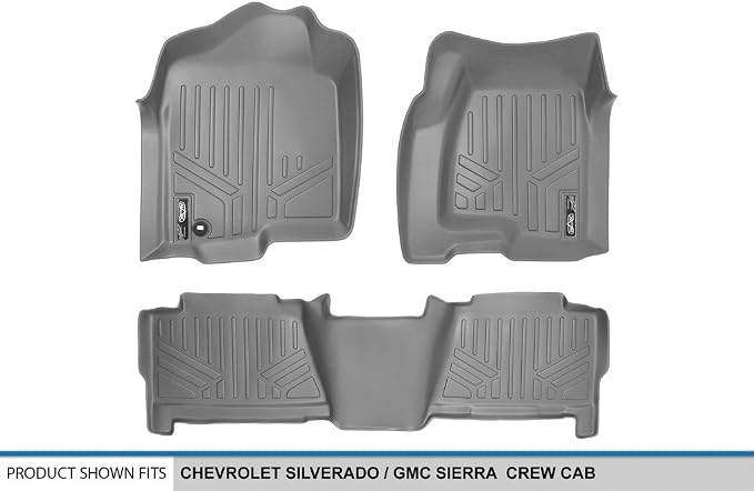 SMARTLINER Floor Mats Liner Set for 2002-2006 Cadillac Escalade ESV