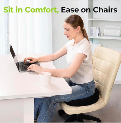 DonutRelax Seat Cushion – Ergonomic Donut Pillow for Tailbone & Pressure Relief, Breathable Mesh Cushion for Office Chair, Home, Car & Wheelchair