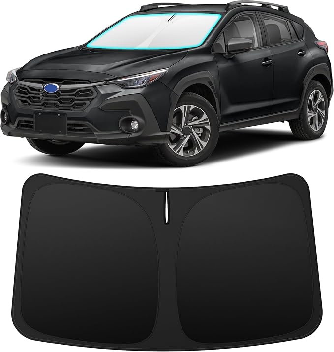 INSAUTO Custom Fit Windshield Sun Shade Accessories for Subaru Crosstrek 2018-2026, Foldable Front Window Sunshade, UV & Heat Reflector, Keeps Interior Cool, Includes Storage Bag