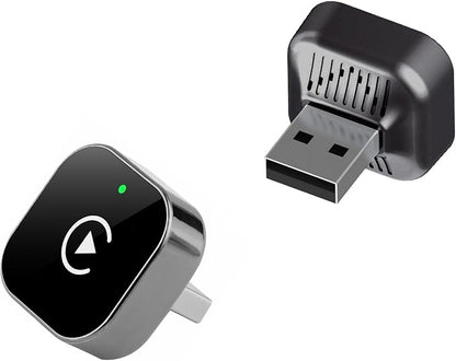 2 in 1 Wireless CarPlay and Android Auto Adapter, Plug and Play, Auto-Connect Seamless, Mini Dongle Supports Car with Built-in Wired Car Play/Android Auto