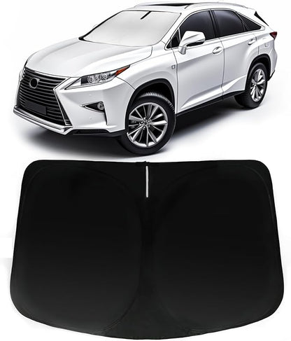 Windshield Sun Shade for 2016-2022 Lexus RX 350 450h, Car Front Window Sun Visor & Heat Shield | 240T Sunshade Protection Blocks UV Rays Keep Your Car Cooler