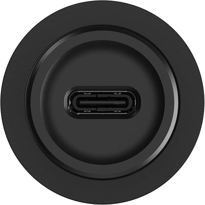 Scosche CPDACCKO Dash Mount Extension with 3 ft Cable, 12V Car Charger with Type-C Port Compatible with Apple CarPlay/Android Auto with USB-C to USB-A Adapter, Power Socket for Car, Truck, Boat
