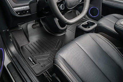 SMARTLINER Custom Fit All Weather 1st Row Floor Mat Liner Set Compatible with 2022-2024 Hyundai Ioniq 5