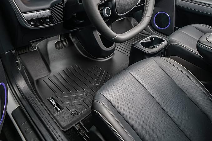 SMARTLINER Custom Fit All Weather 2 Row Floor Mats & Cargo Liner Set Compatible with 2022-2024 Hyundai Ioniq 5