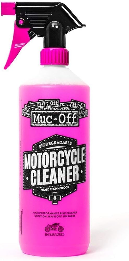Muc-Off Motorcycle Care Duo Kit - Motorcycle Cleaning Kit, Motorcycle Detailing Kit - Includes Motorcycle Cleaner and Protection Spray