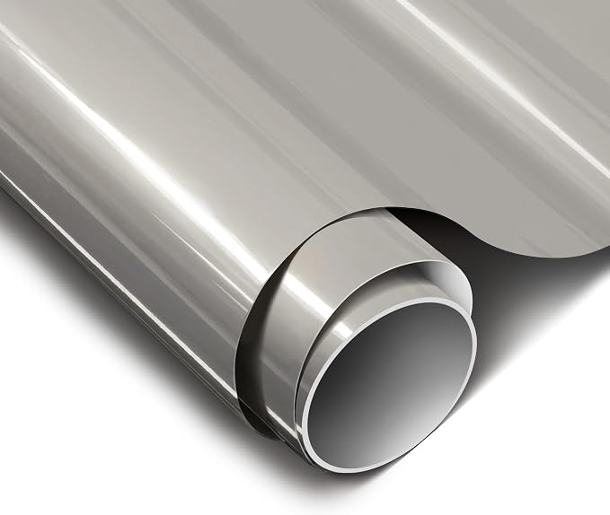 ColorFusion PPF by VViViD, Gloss Chalk Grey Dry Apply PPF Vinyl Car Wrap Roll 1ft x 5ft