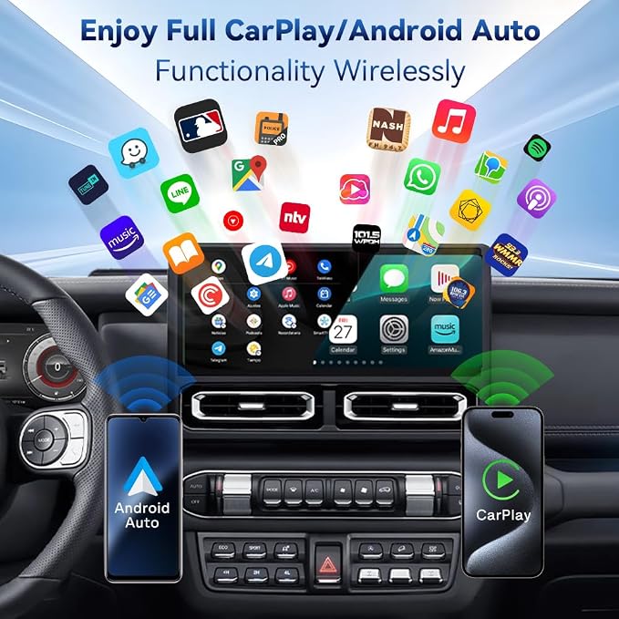 CarlinKit MINI Ultra 3 Wireless CarPlay Adapter - for with OEM Wired Cars - The Smallest Looks - The Simplest to use - Convert Wired to Wireless