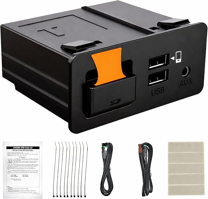 Mazda CarPlay and Android Auto Retrofit Kit, TK78-66-9U0C USB Hub Adapter for MZD Connect System, Compatible with Mazda3 2014-2018, CX-5 2015-2020, Mazda 2/6, CX-3/CX-8 2016-2019, CX-9/MX-5 2016-2020