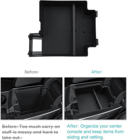 CDEFG for 2025 2026 RDX Center Console Organizer for 2025 2026 RDX Accessories Middle Console Organizer Armrest Storage Box