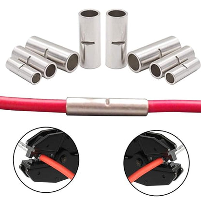 4 Gauge Butt Splice:4 AWG Wire Butt Connectors for 4ga Automotive Power/Ground,Battery Cable, Car Audio, RV, Amp,Wire, Automotive Wire, Battery Cables, Amp Wiring