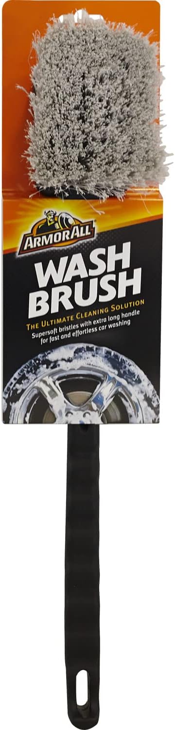 Armor All Car Wash Brush, Car Wash Supplies for Cars, Trucks and Motorcycles
